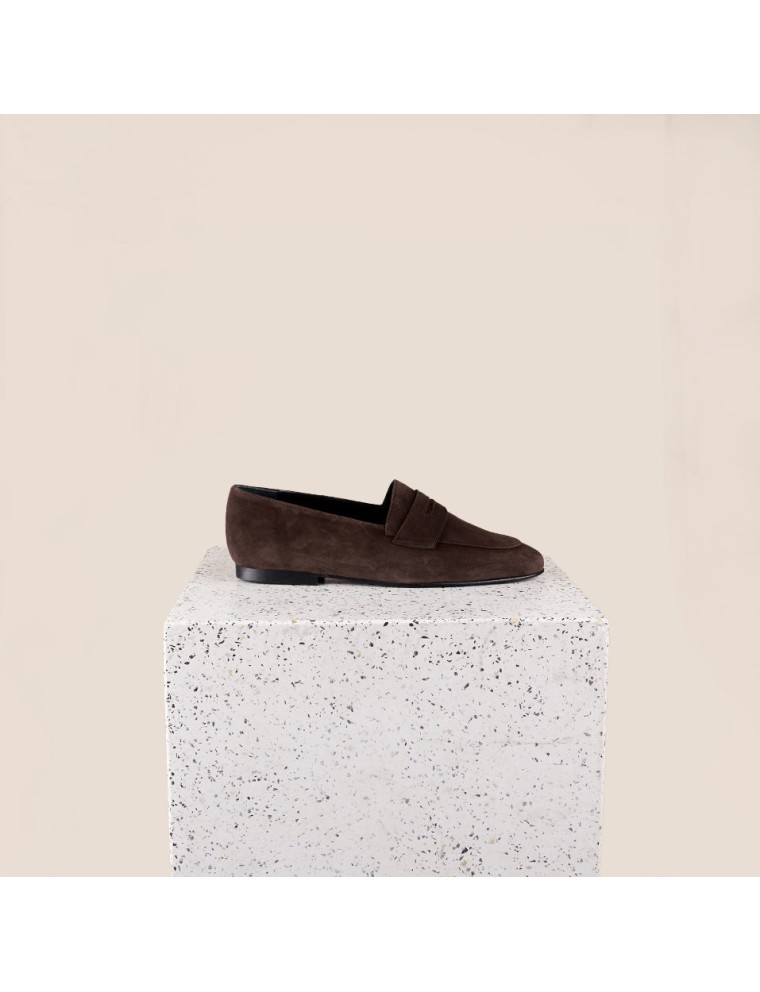 Best-Selling Arpino Penny - Chocolate Suede Immediate Availability