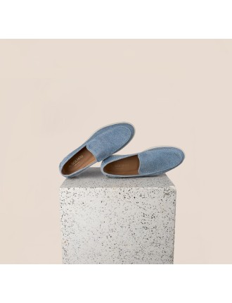 Best-Selling Lisa Sneaker Loafer - Denim Suede New Stock