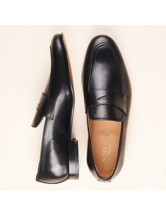 Best-Selling Todi - Men's Penny Loafer Smooth Black Limited Stock